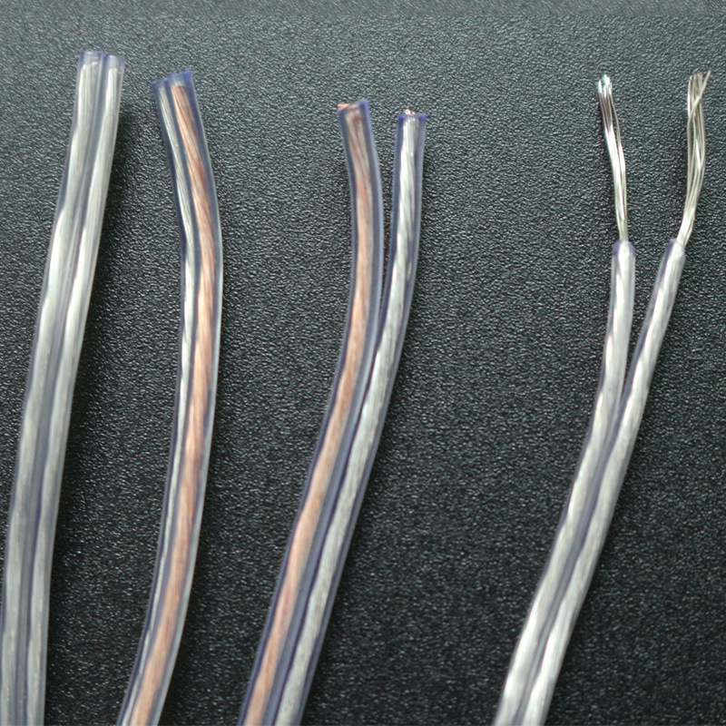 led透明电线美规usb2芯水晶pvc电子线22号ul2468铁氟龙透明并线