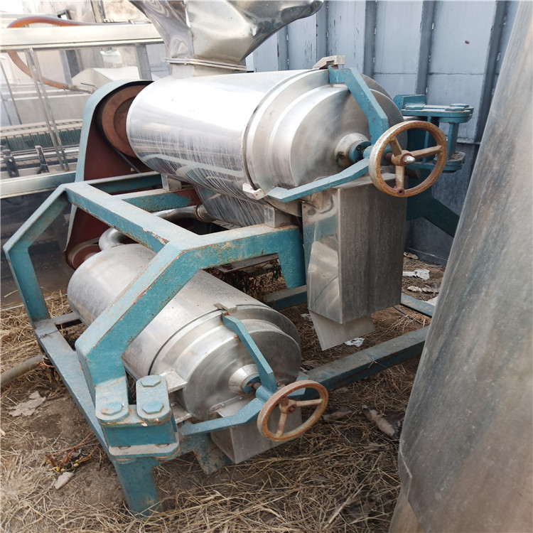 出售二手江苏海鸥dj24型双道打浆机大型芒果西瓜水果果酱打浆机