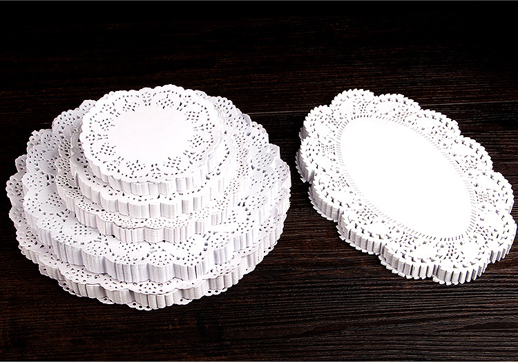 花底纸 花纸 格油纸烘焙用纸吸油纸花垫纸蛋糕纸圆形花边纸通花纸