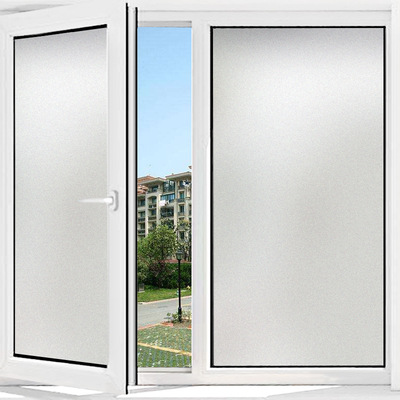 磨砂玻璃贴纸窗户窗花纸卫生间办公室透光不透明家用防窥防晒贴膜