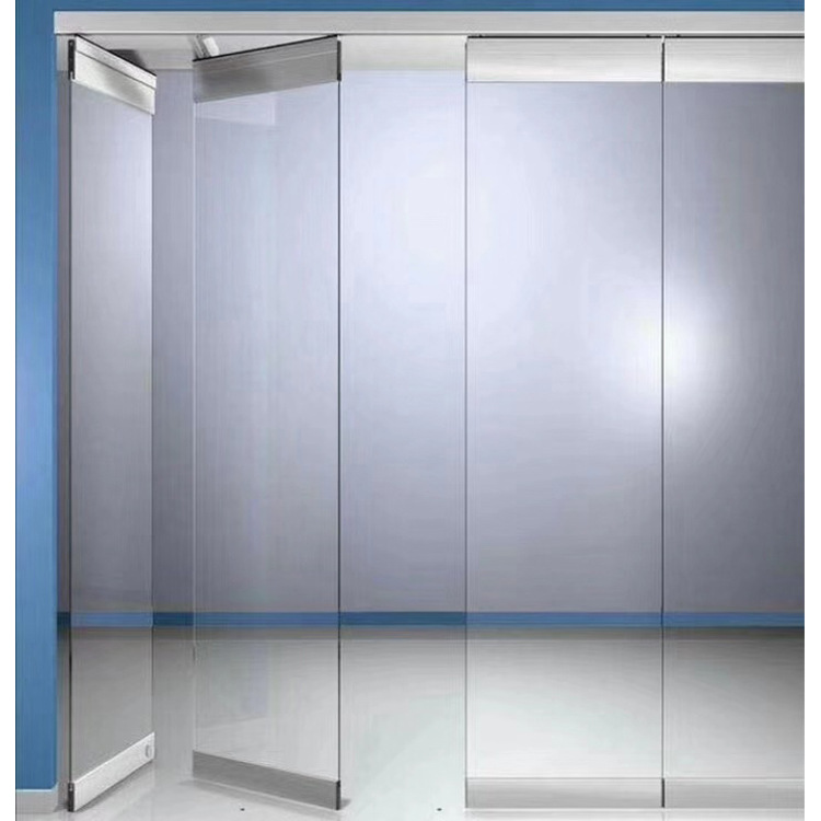 深圳玻璃屏风隔断 可折叠无框玻璃隔墙办公室玻璃高隔间批发