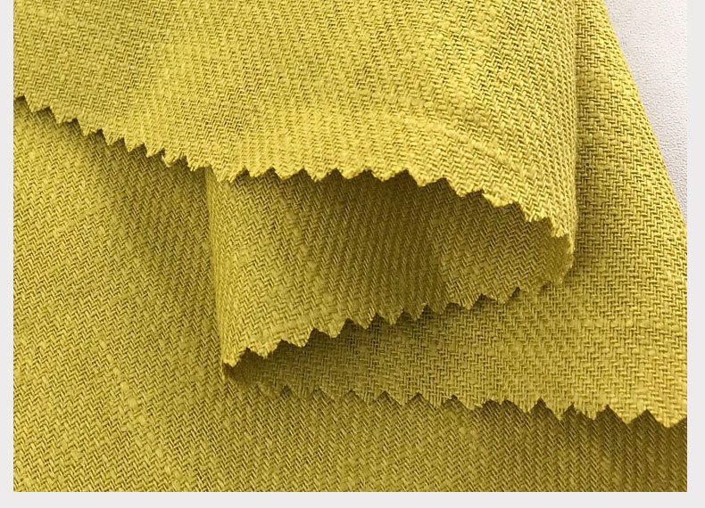 苎麻斜纹 沙发纯苎麻砂洗面料 经典时尚休闲服装衬衫的棉麻布料