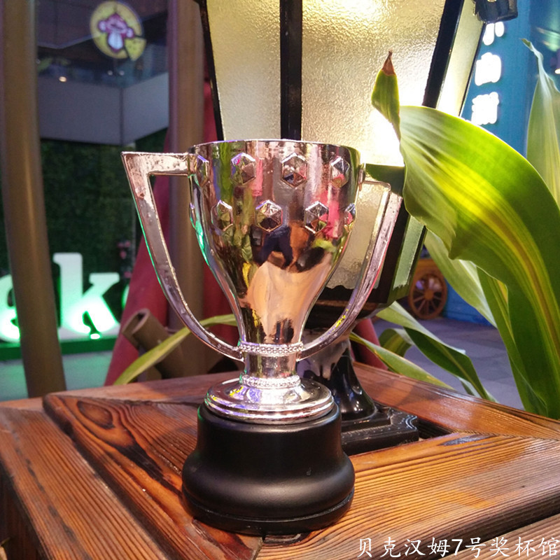 欧冠杯西甲冠军奖杯巴萨皇马周边礼品c罗梅西球迷礼物用品纪念品