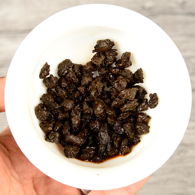 批发云南普洱茶 碎银子 勐海老树糯香茶化石 熟茶 干仓散茶