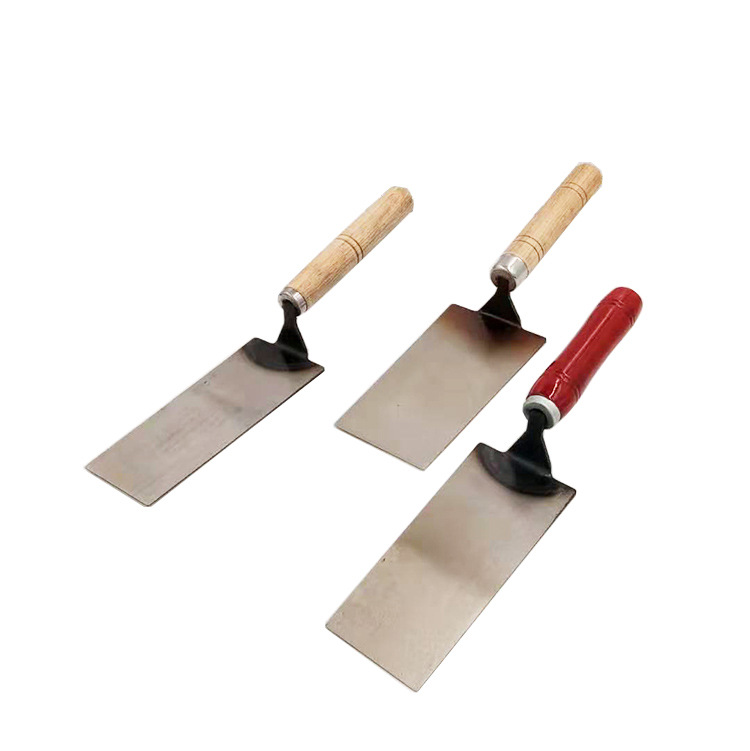 一体皿刀抹泥刀灰匙抹灰刀抹子填缝皿子泥工工具贴瓷砖腻子不锈钢