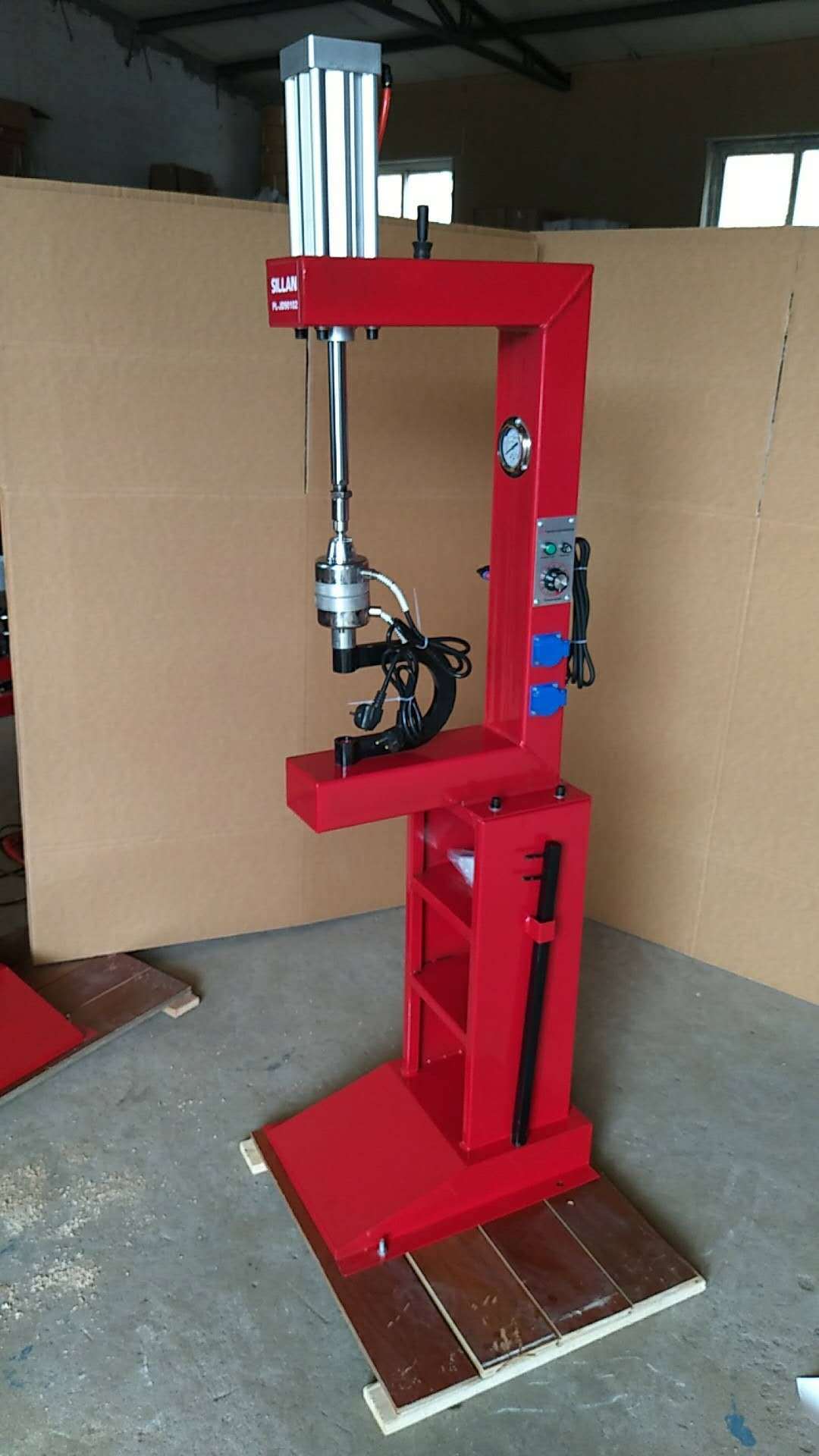 实力工厂供应气动定时自动恒温多功能硫化补胎机 真空胎补胎机