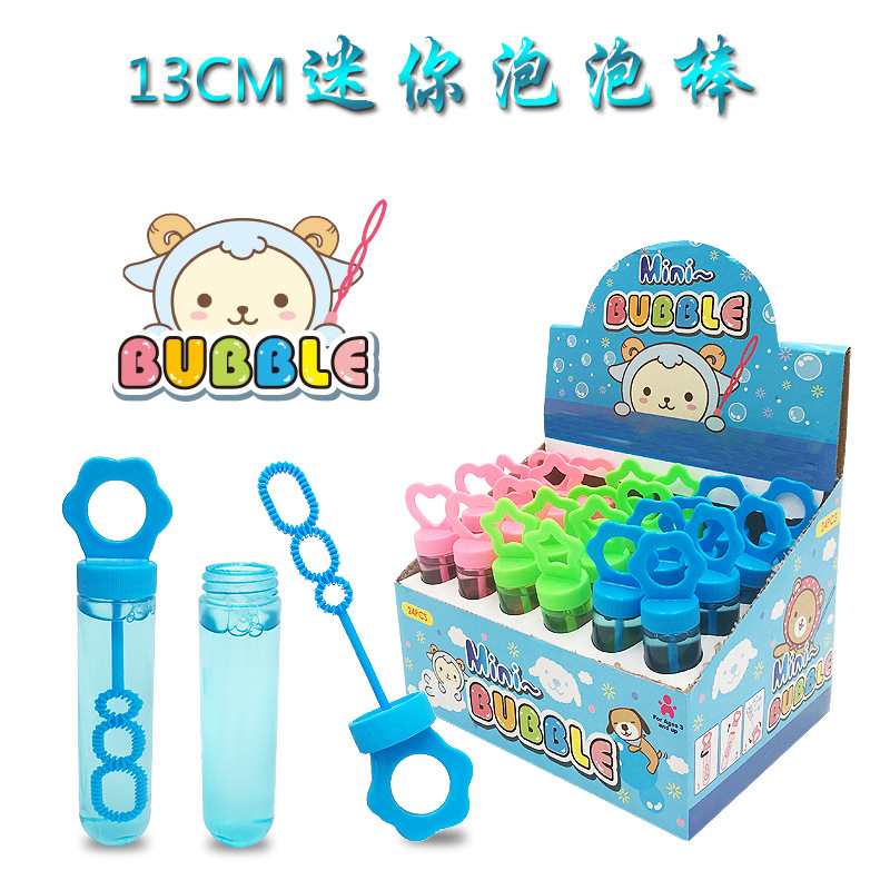 factory wholesale children‘s bubble blowing stick outdoor toys summer hot selling bubble water mini bubble stick hot sale