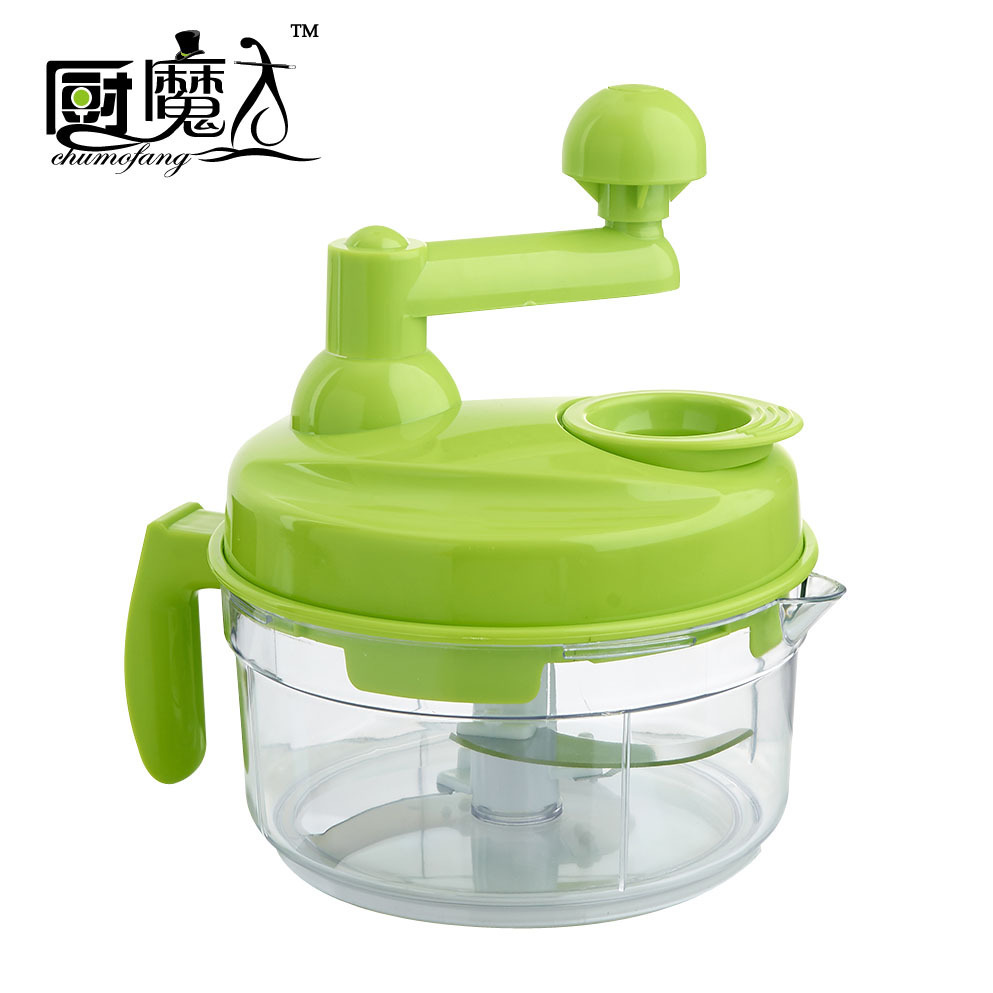 厨房多功能碎菜器辣椒机绞馅机绞蒜器手动绞碎器 碎菜器mx-8802