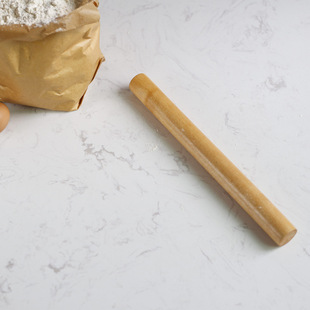 28cm木头面棍擀面杖饺子面皮擀面棍面棒实木皮家用赶面棍工具