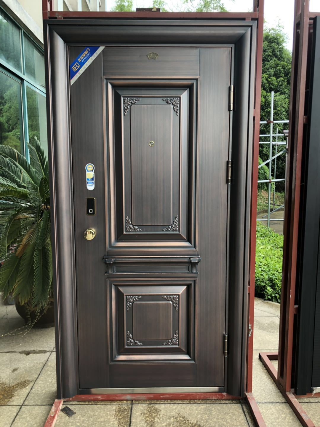 2022新款别墅庭院门锌合金材质四开门入户防晒大门定 制厂家直销