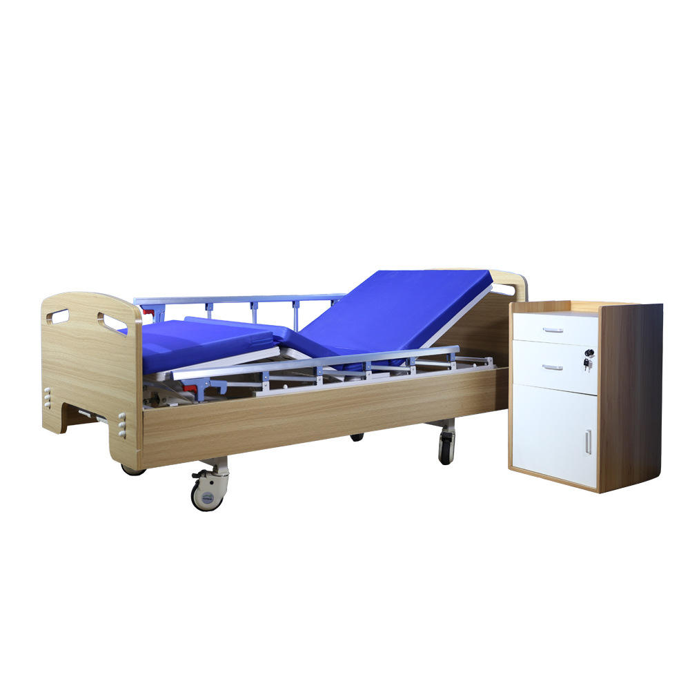 厂家 养老院手动护理床 两功能老人床 电动病床 双摇家居床