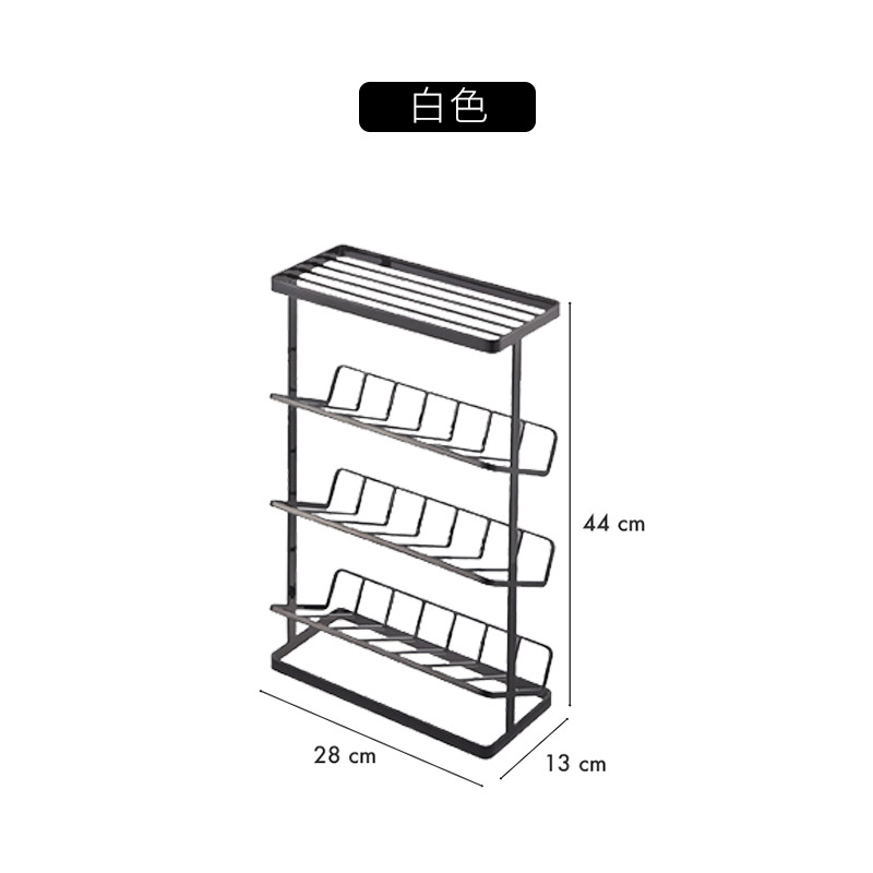 Practical New Bathroom Bath Bottle Rack Bath Supplies Push-Pull Rack Push-Pull Storage Rack Anti-Fall Storage Rack