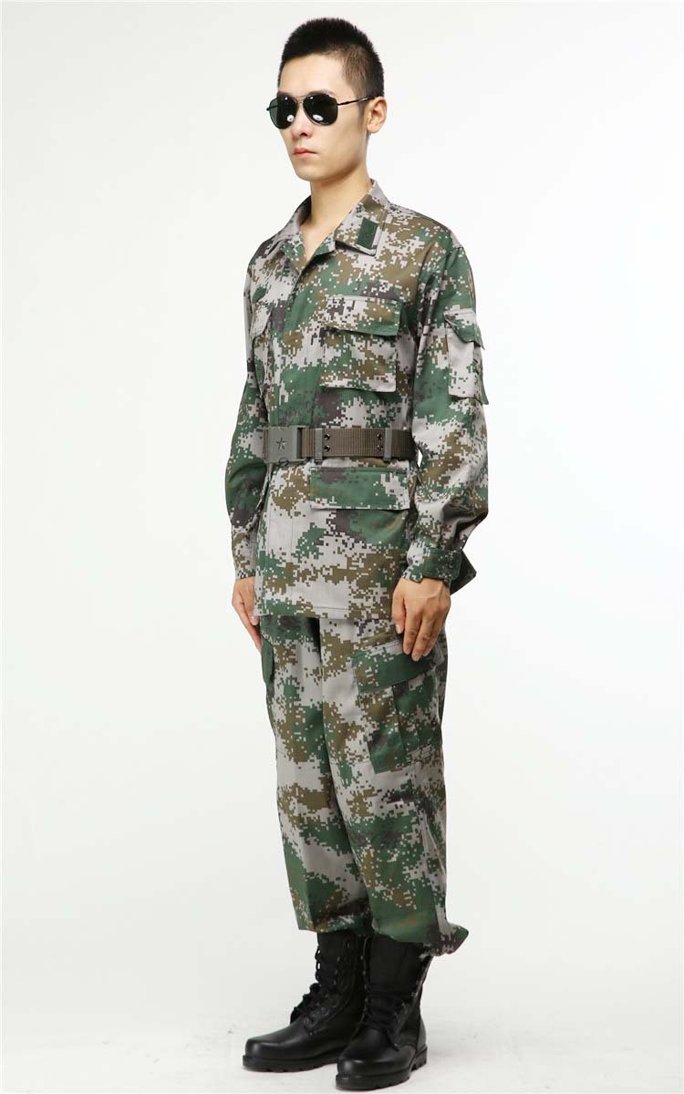 正品批发07陆夏季丛林数码迷彩服军训服作训服民兵训练服套装