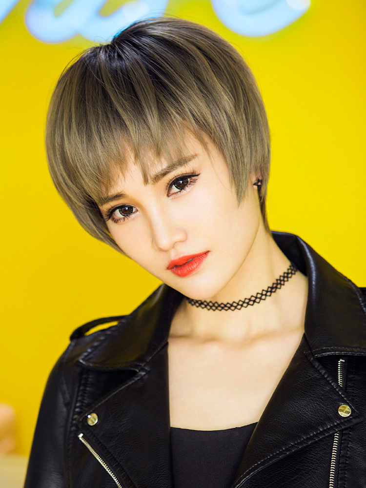 发型货号3136产地许昌刘海类型可齐可斜适用脸型任何脸型适用肤色任何