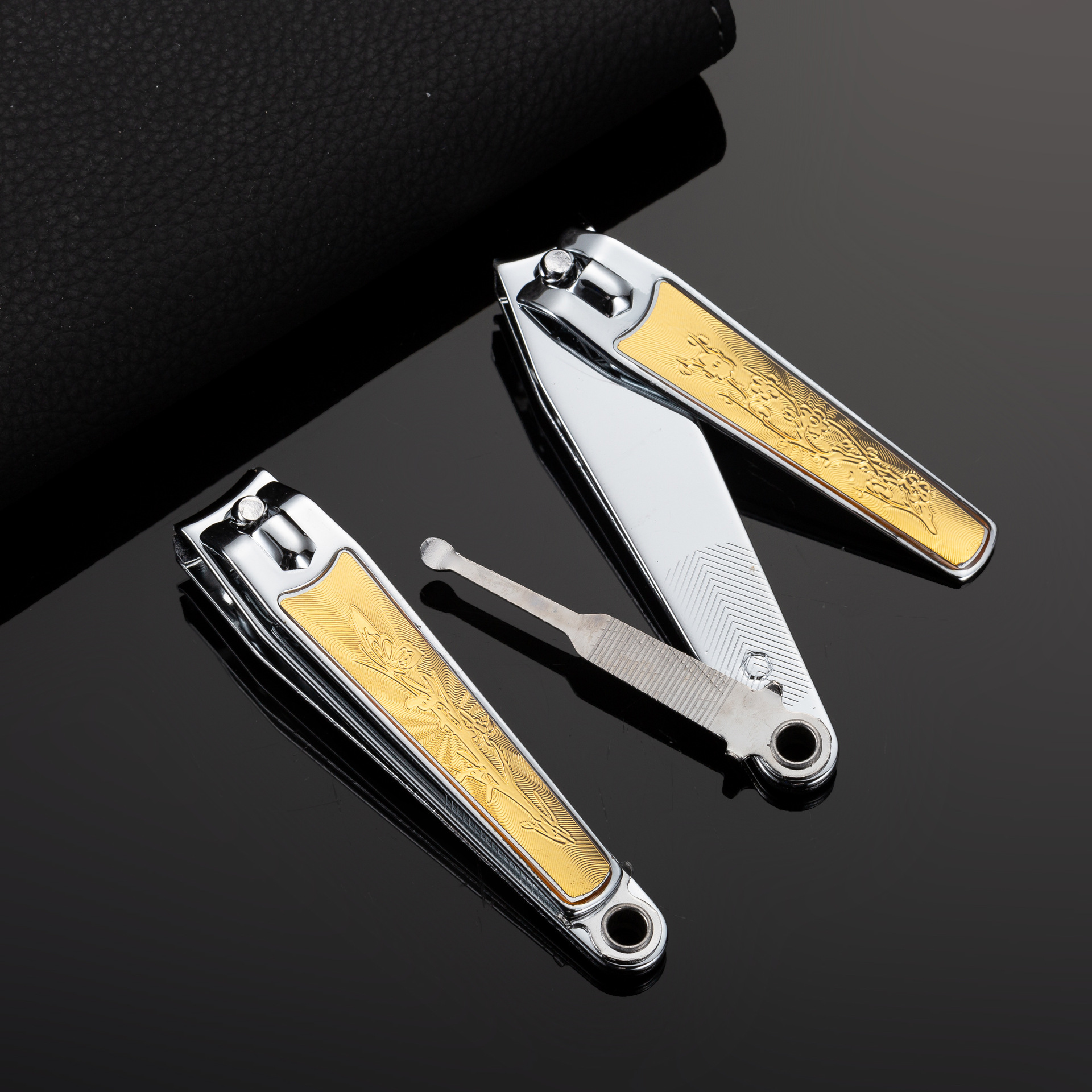 淳美指甲钳618e-1平口大号指甲刀金属修甲刀胶面指甲剪厂家直销