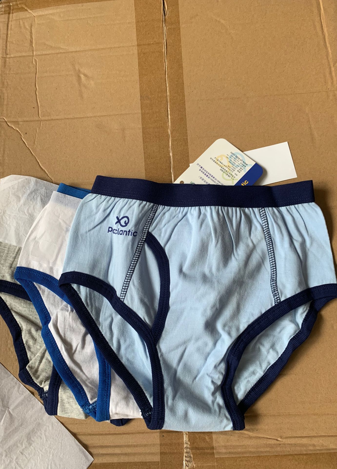 派家原单中大童内裤 男童纯棉三角内裤 中大男童内裤