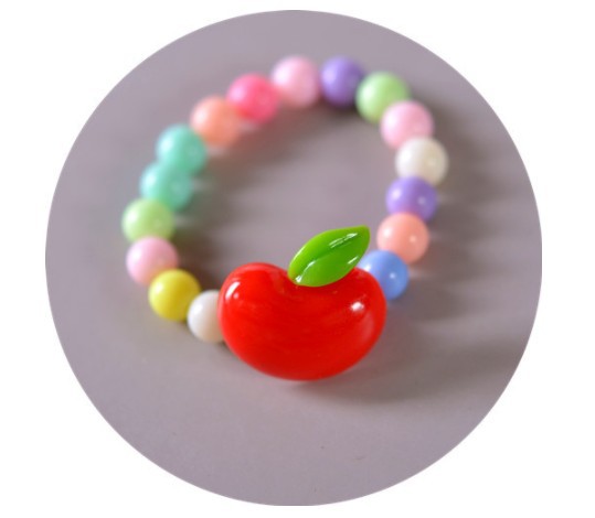 儿童可爱卡通手链女孩子女童塑料玩具手环公主饰品配饰宝宝手镯