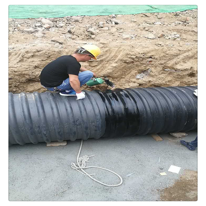 钢带增强pe聚乙烯螺旋波纹管道路市政专用规格dn800环刚度12.5kn