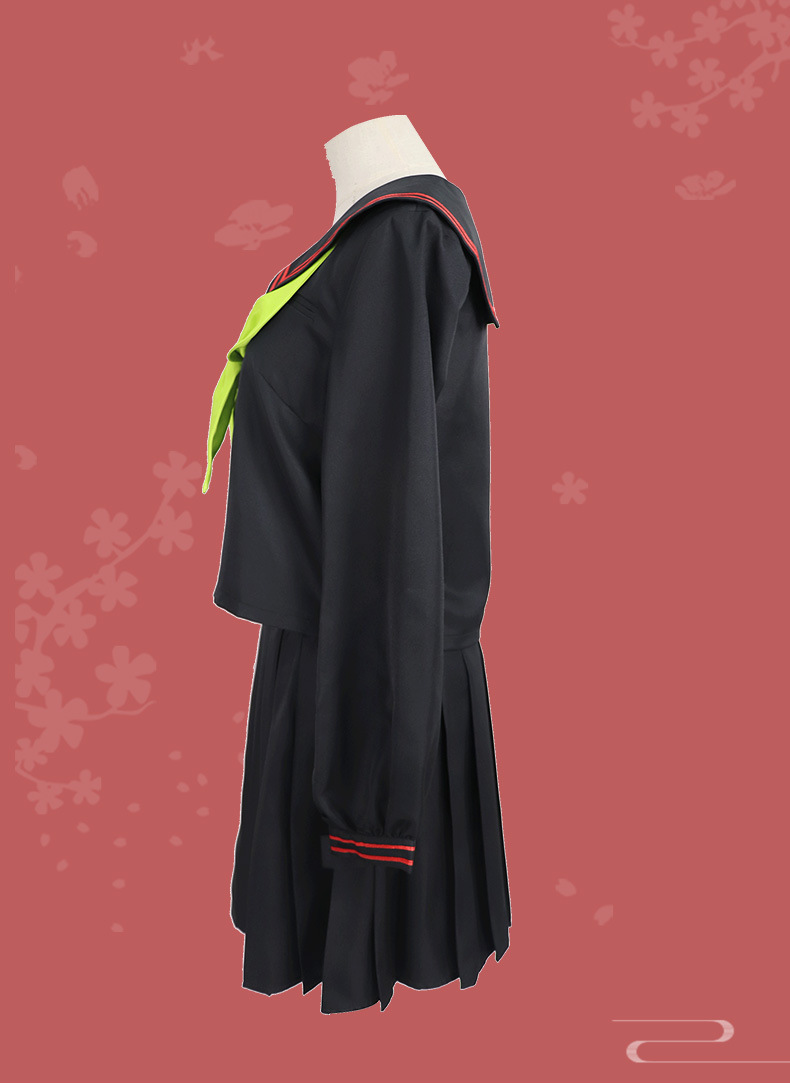 鬼灭之刃灶门祢豆子真菰女学生制服短裙装cosplay水手服女现货