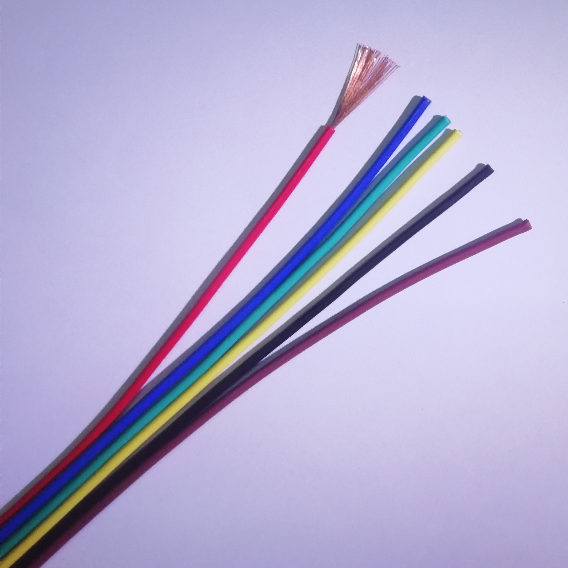 电子线rv10单芯软线地感线圈线信号控制线动力线设备连接端子线