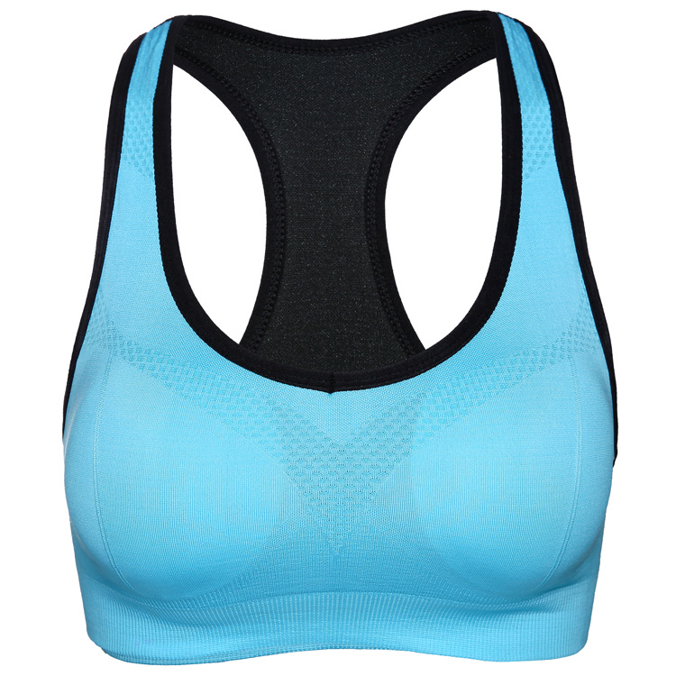 No Steel Ring Hollow-out Back Hole Peach Heart Beauty Back Exercise Bra Shockproof Fitness Yoga Running Vest Sports Underwear for Women