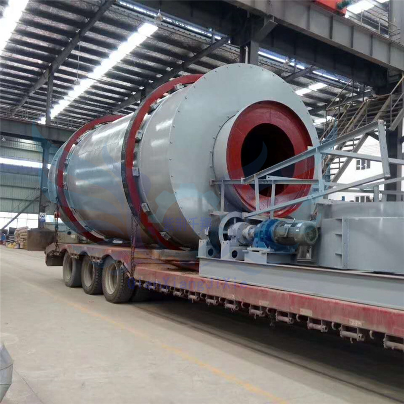 小型卧式锯末粉菌渣脱水三回程烘干机 工业石英砂子滚筒干燥设备