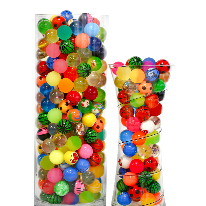 No. 27 Victor Bouncing Ball Mixed Entertainment Marbles Gumball Machine Colorful Fun Park Rubber Toys Elastic Ball