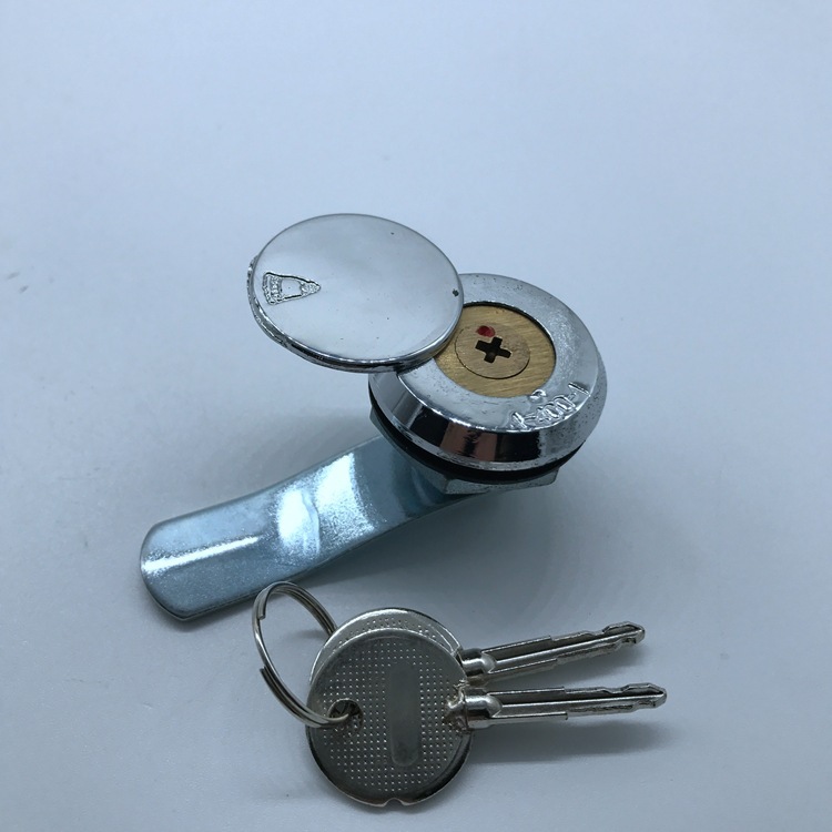 a4001sz01亮铬铜芯十字锁十字铜芯防雨锁带防水盖门锁