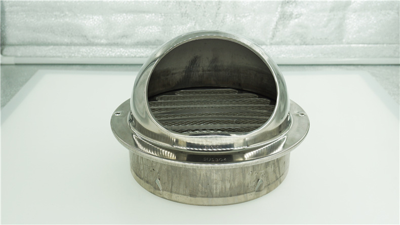 不锈钢风帽抽油烟机排烟管外墙风帽防风罩出风防雨通风口室外