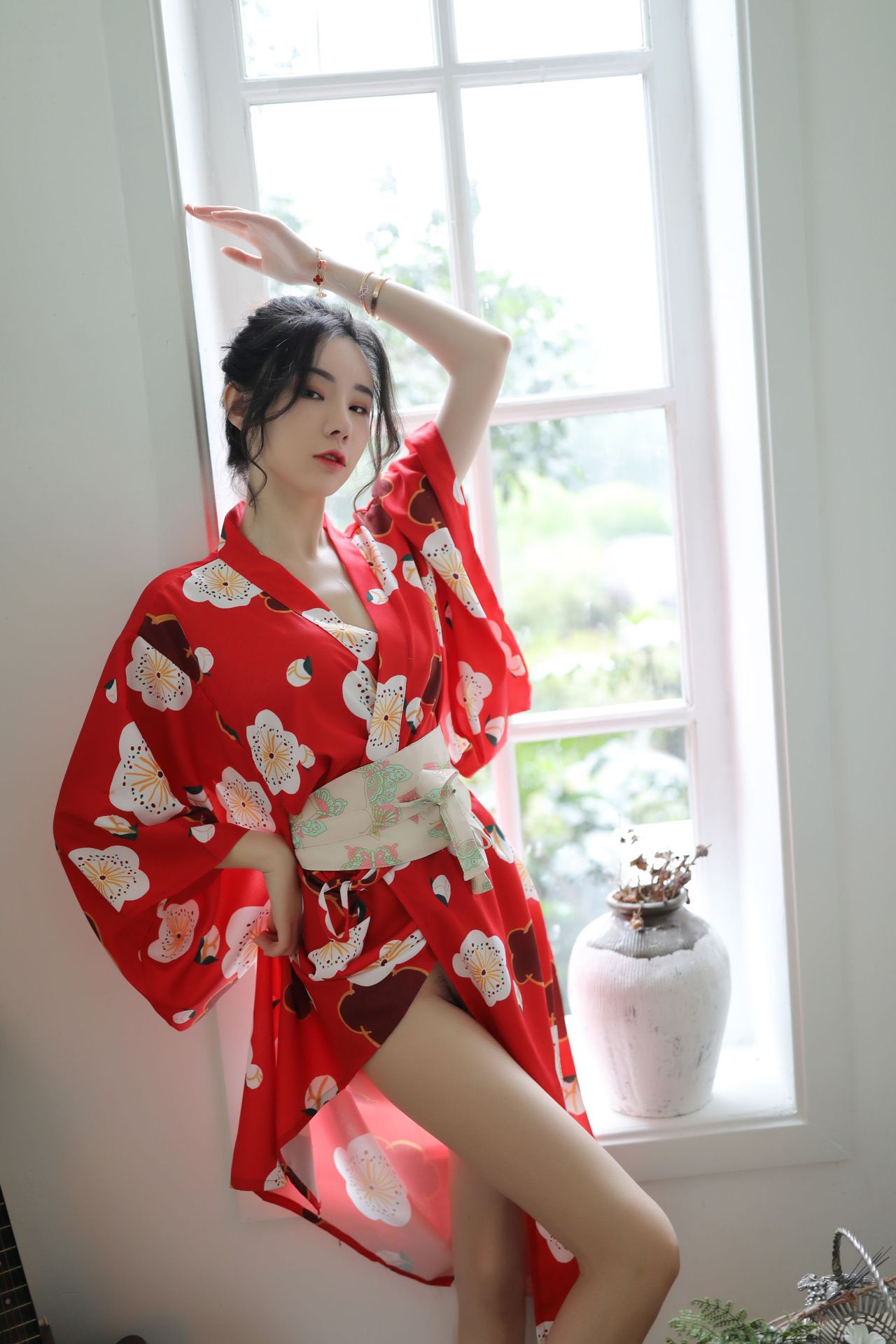 情趣内衣印花浴袍日系和服性感诱惑制服成人学生激情套装睡裙女