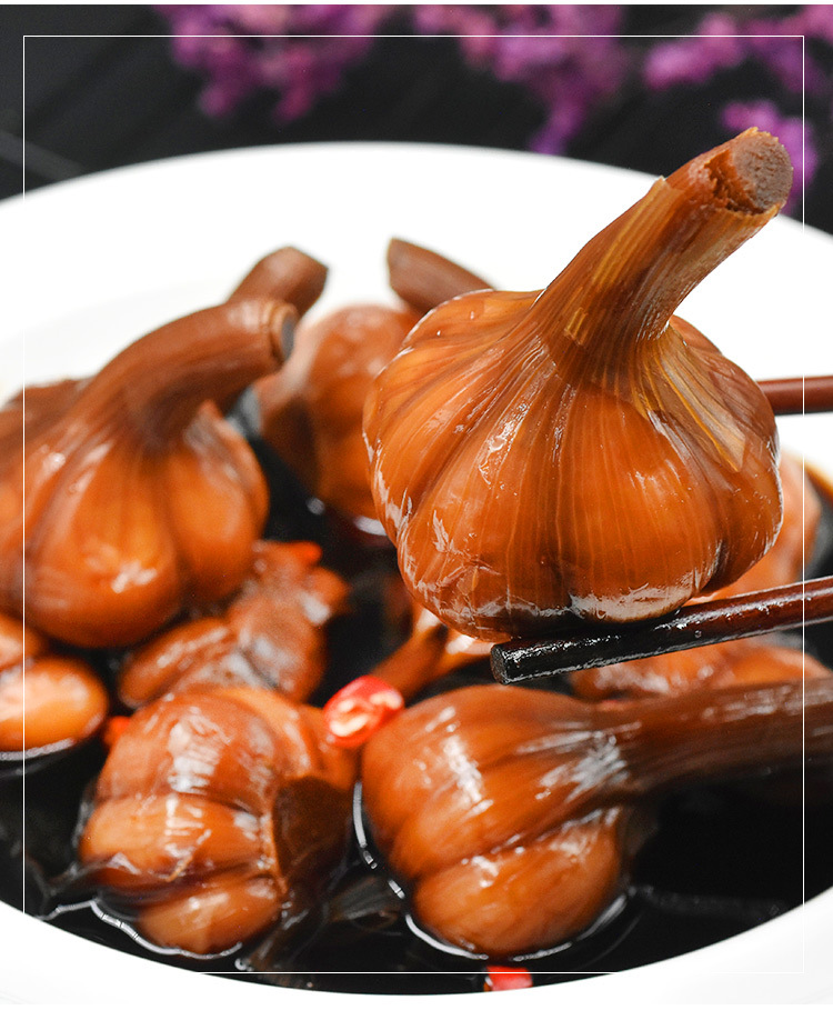 泡蒜头腌酱大蒜头500g酒店饭店餐饮用特色半成品凉菜开袋即食冷菜