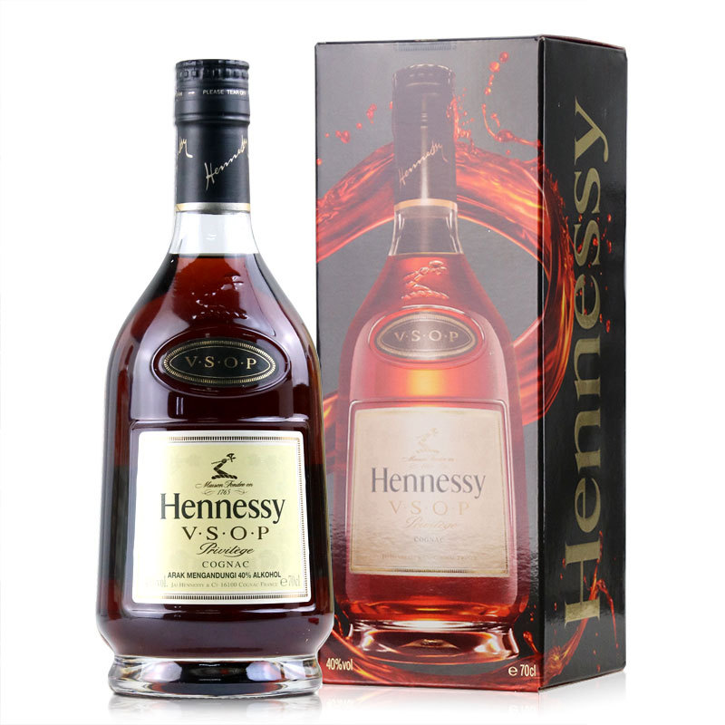 洋酒法国进口轩尼诗vsop白兰地hennessy 700ml
