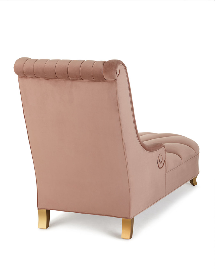 美式新古典贵妃榻美人椅轻奢欧式懒人沙发单人卧室太妃椅贵妃椅