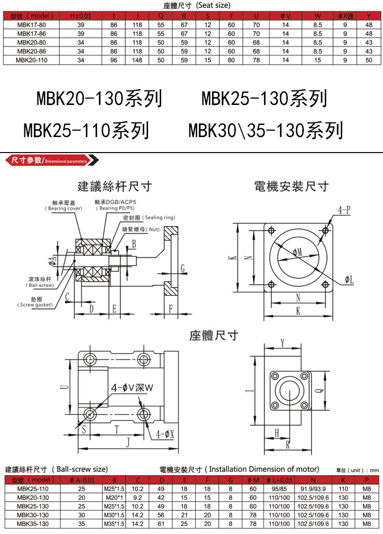 滚珠丝杆步进伺服电机一体座传动座15-57 60 80 86电机座固定座