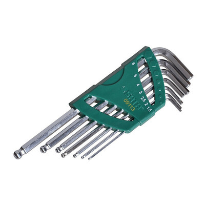 世达工具内六角扳手套装9件内六方加长平头球头世达内六角螺丝刀