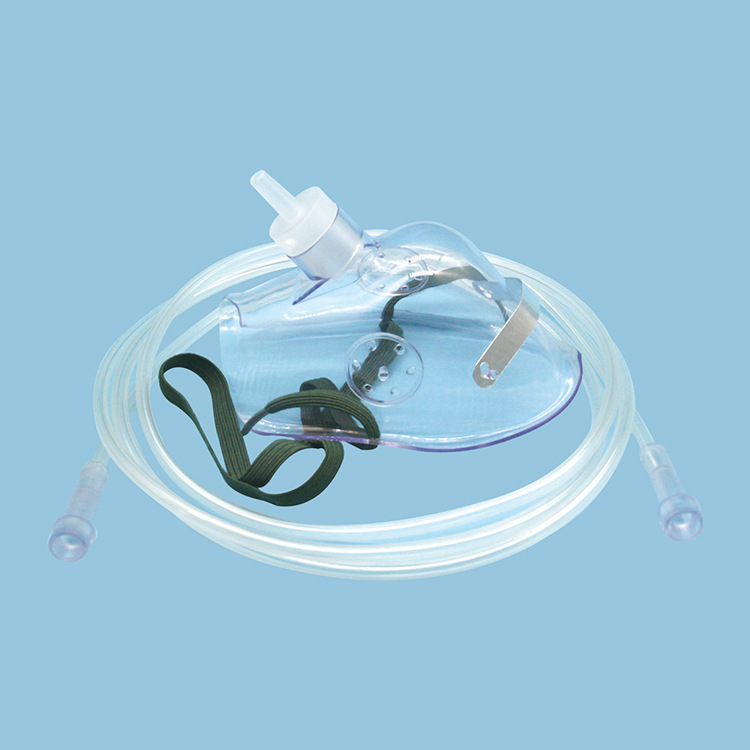 一次性使用鼻氧管吸氧面罩 儿童成人面罩氧化面罩带铝片可塑型