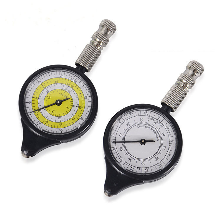 lx-3地图测距仪 里程表指南针 多功能测量仪户外野外指北针