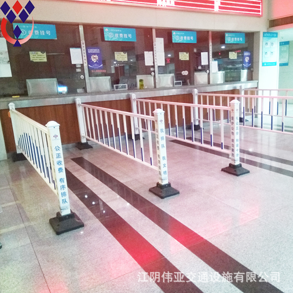护栏厂家批发现货1米高市政道路护栏食堂银行排队隔离栏医院围栏