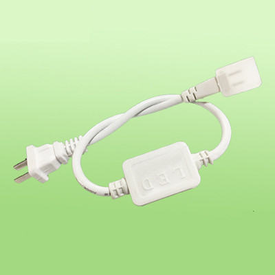 led灯带插头两芯高压220v贴片smd50503014软灯带灯条插头