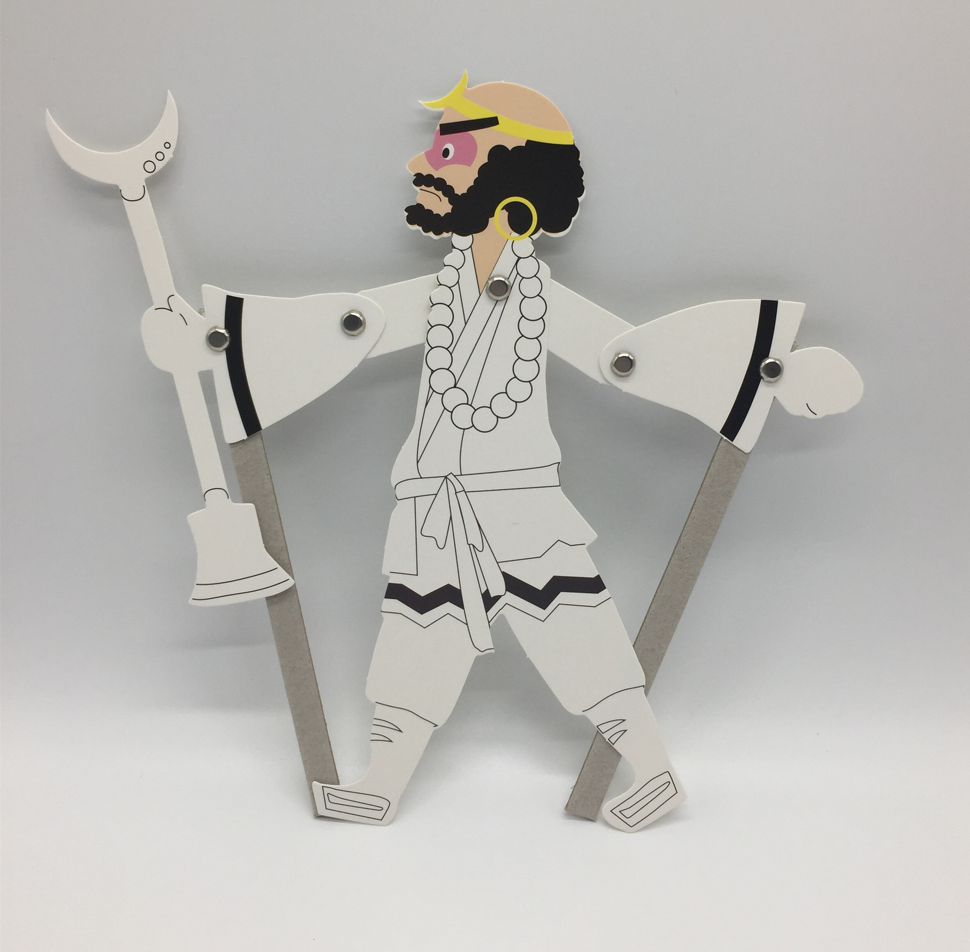 西游记人物皮影戏 手工diy 儿童绘画制作材料包幼儿园美劳批发