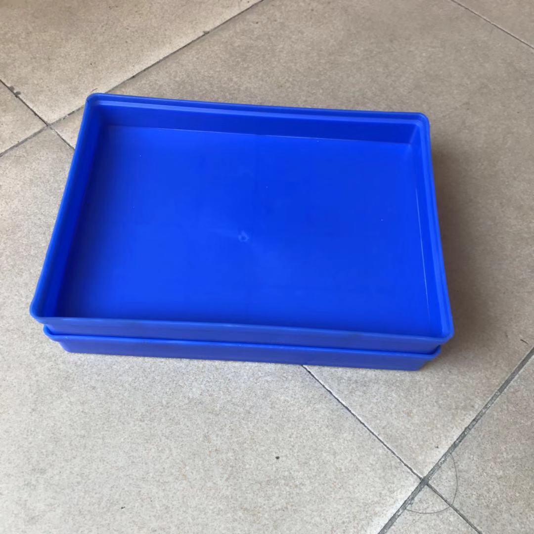 厂家供应 塑料方盘长方形托盘 浅盘五金工具元件盒塑胶周转箱物件