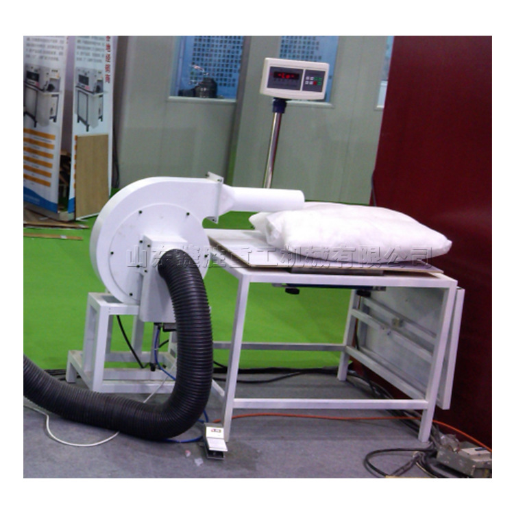 玩具厂玩偶充棉机pp棉短纤维冲绒机枕头上棉机公仔棉填充机