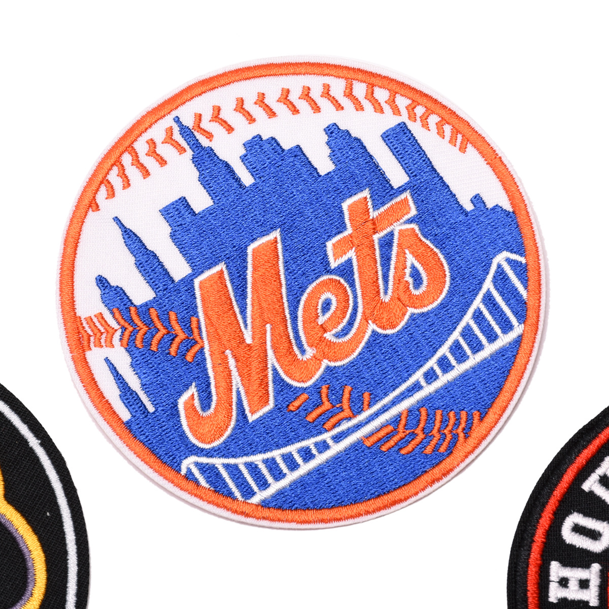 新款儿童布贴ny纽约洋基队mlb美国职业棒球队logo 圆形字母徽章贴