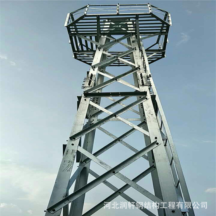 通量场测试铁塔 高层升降固定监控塔架 太阳能监控杆铁塔安装支架