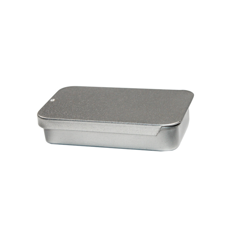 现货批发 长方形磨砂铁小推拉铁盒 小物件礼品糖果收纳盒(勿拍)