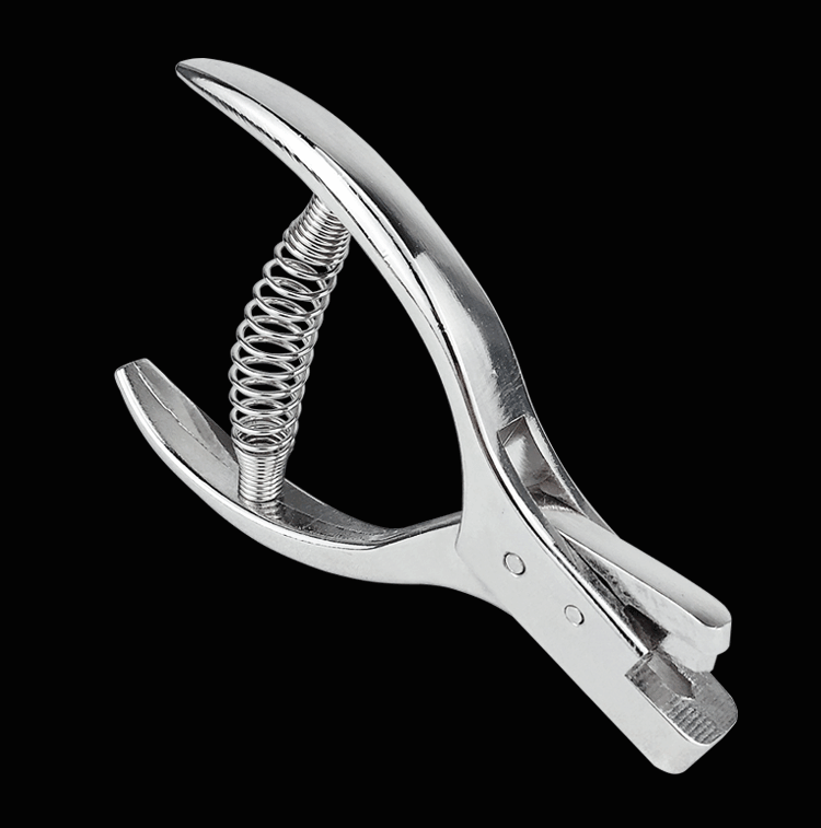 3mm进口打样钳 v型样版剪口器刀口剪缺口机食品真空包装袋撕口钳