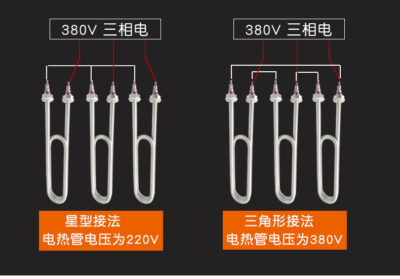 u型弯头加热管 煮面炉蒸煮炉发热管煮面桶汤面炉电热管 380v 220v