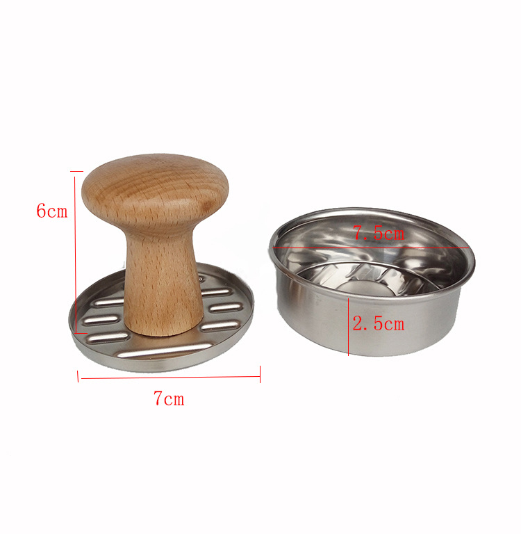 汉堡压肉器 汉堡压 手动汉堡包压肉制作器 肉饼压加馅模具小号