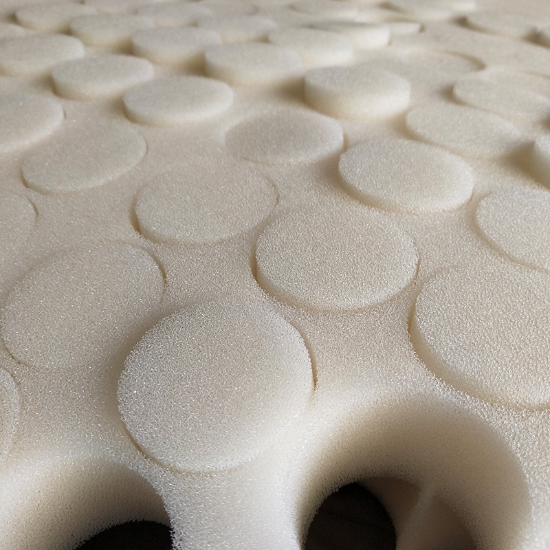 支持定制 小章鱼洗脸刷内填充气泡棉爆破网状海绵黑色50*50mm批发