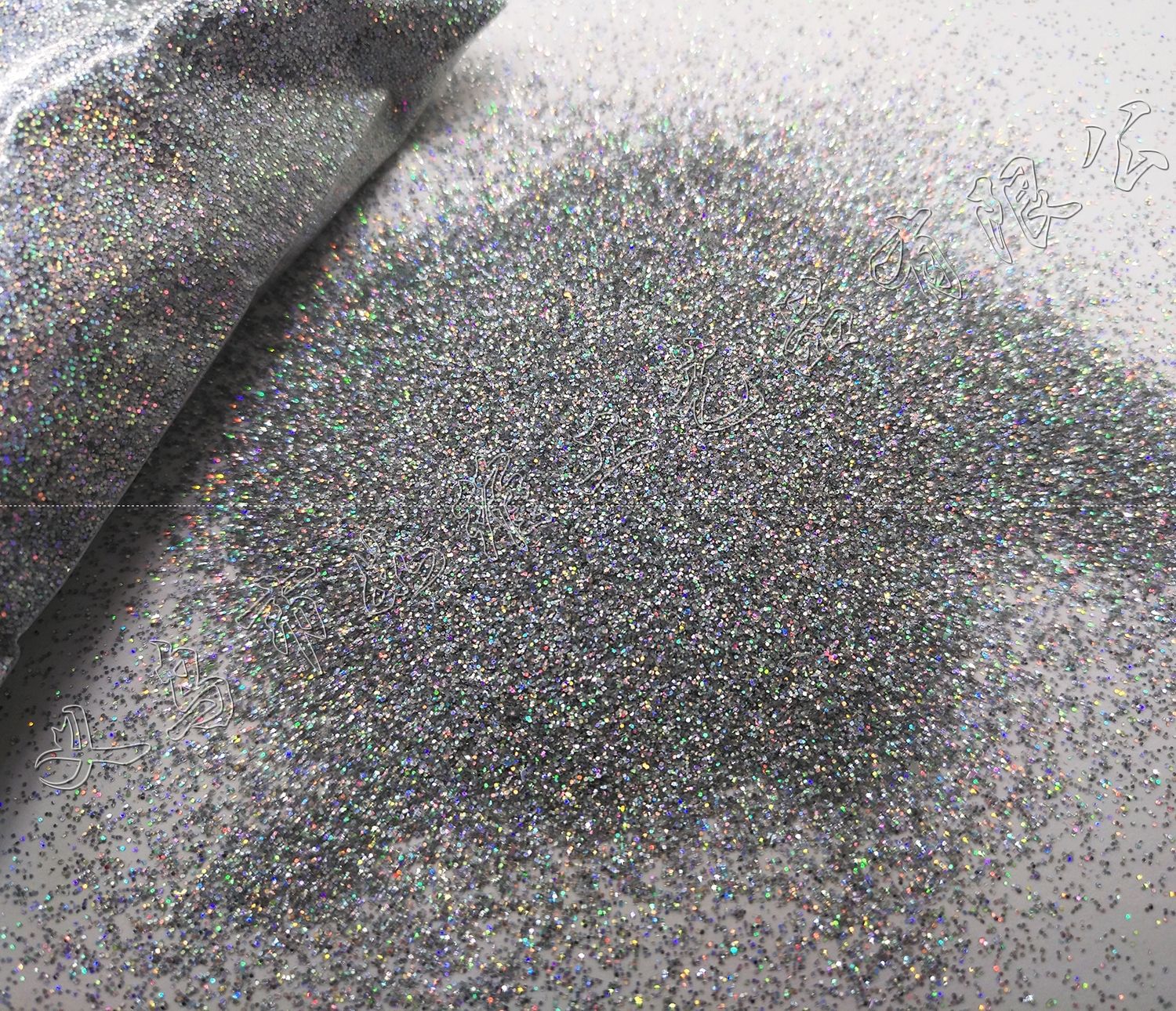 耐溶剂镭射银0.2mm1/128 pet金葱粉美甲细闪粉亮片化妆圣诞礼品